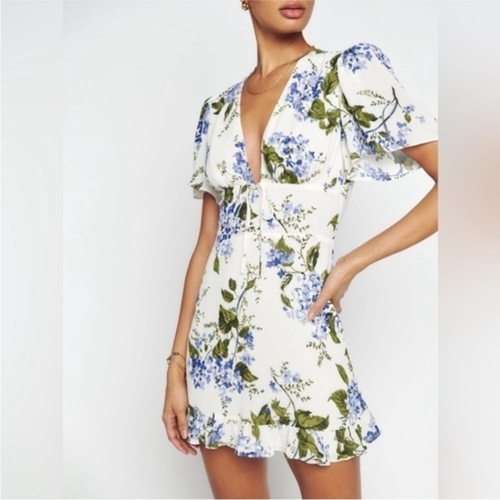 Reformation Mya Dress in Riviera